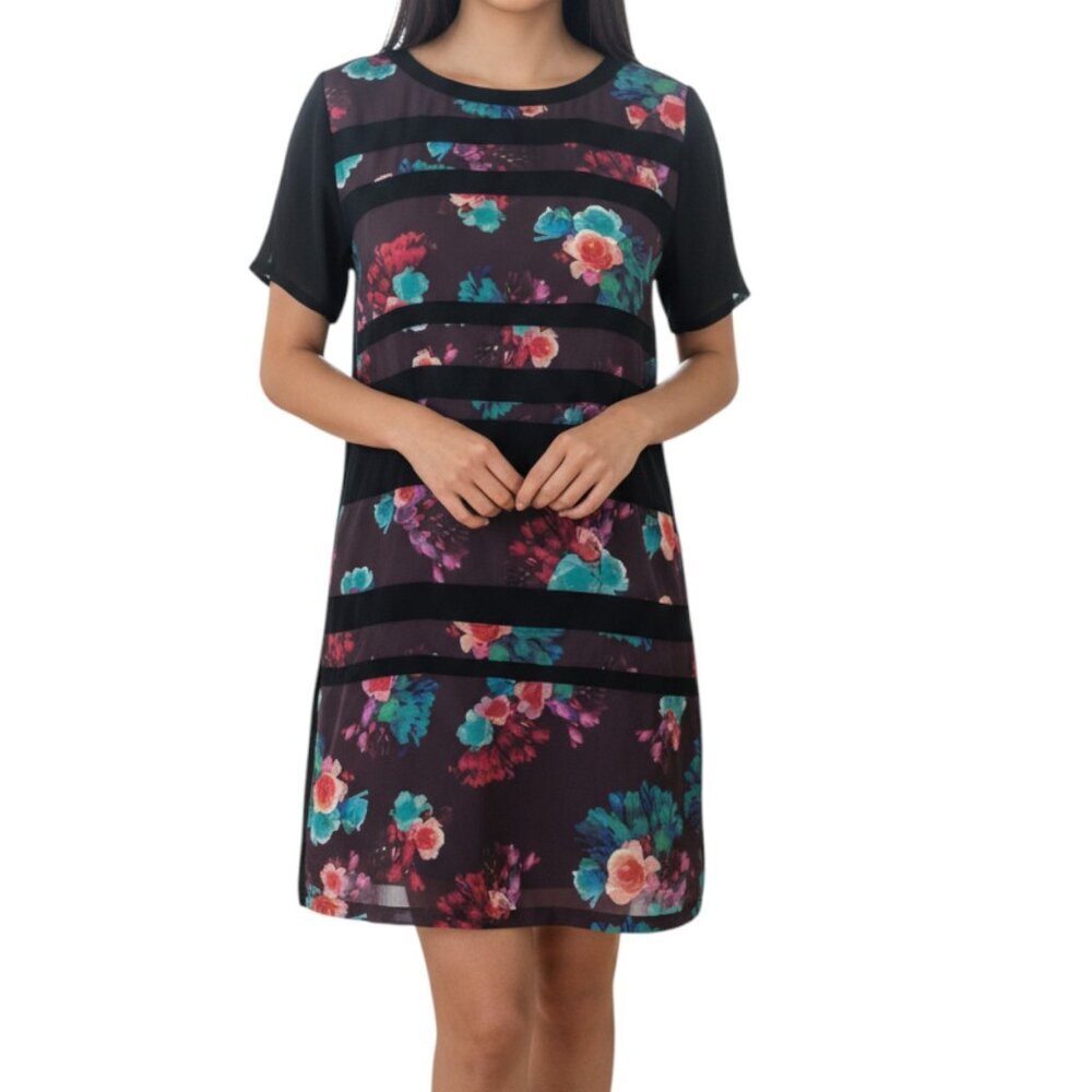 Lovers + Friends striped floral mini dress